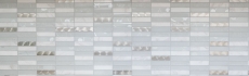 Muestra de mano mosaico azulejo azulejo backsplash acero inoxidable translúcido blanco rectángulo cristal mosaico piedra acero blanco MOS87-11X_m