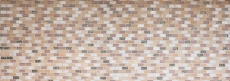 Muestra de mano mosaico azulejo azulejo backsplash translúcido beige ladrillo vidrio mosaico cristal piedra concha beige MOS87-B05S_m