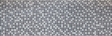 Muestra de mano azulejo mosaico Azulejo backsplash Gris translúcido Mosaico de vidrio Piedra de cristal gris MOS92-0204_m