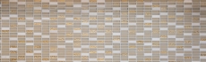 Muestra de mano mosaico azulejo azulejo backsplash translúcido blanco oro varillas vidrio mosaico cristal piedra blanco mate oro MOS87-1202_m