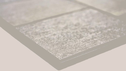 Muestra de mano mosaico azulejo translúcido cerámica beige rectángulo mosaico de vidrio Crystal cerámica beige MOS88J-1202_m