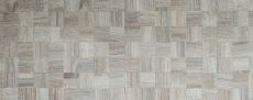 Muestra de mano azulejo espejo mosaico azulejo autoadhesivo aluminio gris claro metal aspecto madera luz MOS200-2222_m