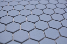 Muestra de mano mosaico cerámico hexágono azul-verde R10B plato de ducha azulejo suelo mosaico azulejo cocina baño MOS11H-0405-R10_m