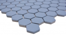 Muestra de mano mosaico cerámico hexágono azul-verde R10B plato de ducha azulejo suelo mosaico azulejo cocina baño MOS11H-0405-R10_m