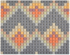Muestra de mano GLASS mosaico Roma gris claro mate mosaico azulejo pared azulejo backsplash cocina baño MOS140-RO4_m