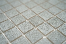 Muestra de mano mosaico azulejo SLIP-SAVE DUCHA POT STEIN GREY MATT MOS18-0208-R10_m