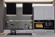 Muestra de mano mosaico azulejo SLIP-SAVE DUCHA POT STEIN GREY MATT MOS18-0208-R10_m