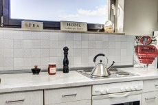 Retro vintage de cerámica gris Geo Grey MOS22B-1402_f | 10 esteras de mosaico