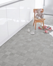 Retro vintage azulejos de mosaico de cerámica gris cocina splashback MOS22-CELLO_f | 10 esteras de mosaico