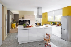 Retro vintage azulejos de mosaico de cerámica gris cocina splashback MOS22-CELLO_f | 10 esteras de mosaico