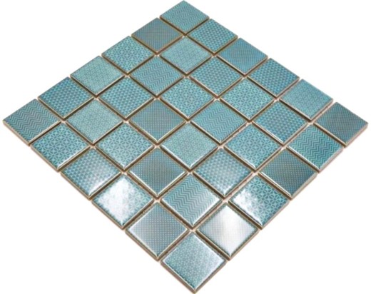 Mosaico de azulejos verde celadón BAD piscina backsplash cocina backsplash MOS16-0602_f | 10 esteras de mosaico