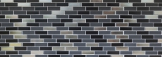 Mosaico compuesto de cerámica negro plata cromo varillas azulejo backsplash MOS26-0317_f | 10 esteras de mosaico
