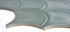 Mosaico de azulejos de cerámica ventilador de gasolina brillante azulejo WC azulejos de baño MOS13-FS18_f | 10 esteras de mosaico