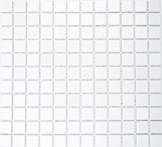 Mosaico de cerámica BLANCO MATT pared azulejo backsplash cocina baño ducha MOS18-0111_f