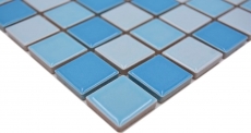 Piscina mosaico mosaico azulejo de cerámica azul mezcla brillante BAD pared de la ducha MOS18-0406_f