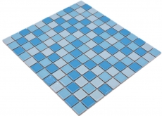 Piscina mosaico mosaico azulejo de cerámica azul mezcla brillante BAD pared de la ducha MOS18-0406_f