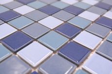 Mosaico de azulejos de cerámica mosaico azul verde turquesa brillante backsplash MOS18-0408_f