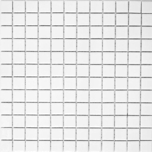 Mosaico de cerámica BLANCO MATE salpicaduras de ducha baño azulejos cocina salpicaduras MOS18D-0111_f