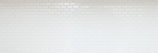 Mosaico cerámica ladrillo blanco mate revestimiento bañera MOS24-03WM_f