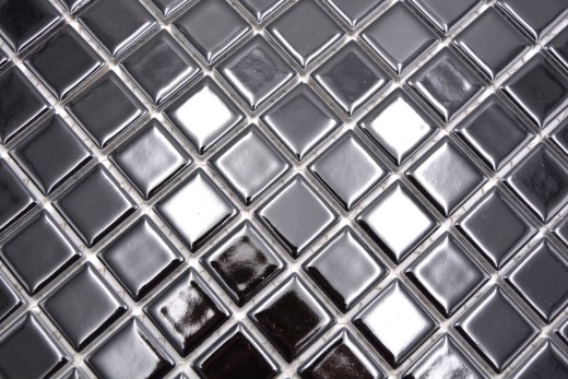Mosaico de azulejos NOCHE NEGRO GLOSSY cocina splashback MOS18D-0301_f