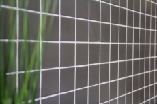 Mosaico de azulejos de cerámica gris metal mate azulejos backsplash cocina backsplash MOS16B-0211_f