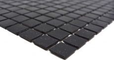 Mosaico de vidrio negro azulejo de la pared azulejo del baño MOS50-0302_f | 10 esteras de mosaico