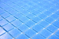 Mosaico de vidrio azul azulejo de la pared azulejo del baño azulejo ducha salpicaduras azulejo backsplash MOS200-A14-N_f | 10 esteras de mosaico