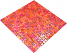 Mosaico de vidrio rojo pared azulejo baño azulejo ducha splashback azulejo backsplash MOS58-0902_f | 10 esteras de mosaico