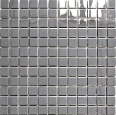 Mosaico de acero inoxidable plata acero brillante cocina splashback azulejo backsplash MOS129-23G_f