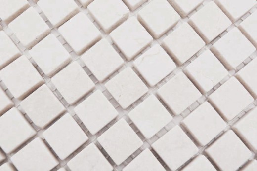 Mosaico de mármol de piedra natural crema Botticino Anticato MOS38-0104_f