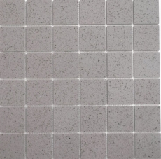 Azulejos de mosaico de cuarzo compuesto de piedra artificial Artificial gris MOS46-ASM43_f