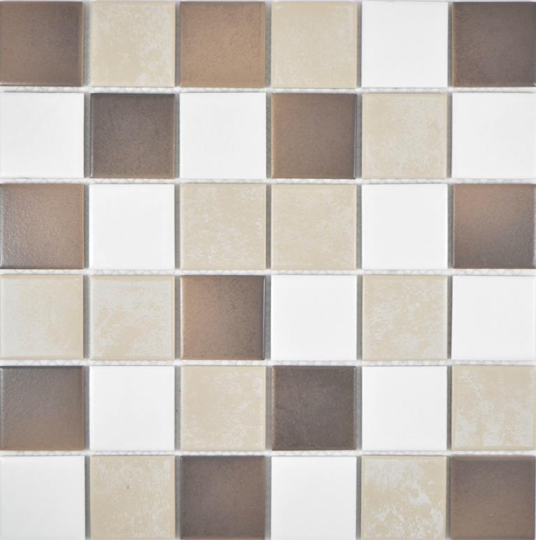 Mosaico antiguo blanco beige marrón pared azulejo cocina azulejo backsplash MOS14-1213_f