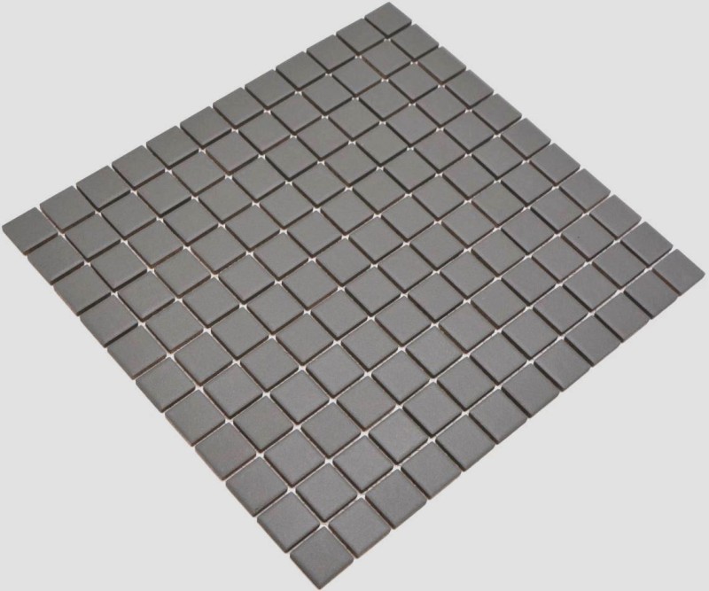 Baldosa mosaico RUGGED SAFE FLOOR Gris pizarra mate MOS18-0222-R10_f