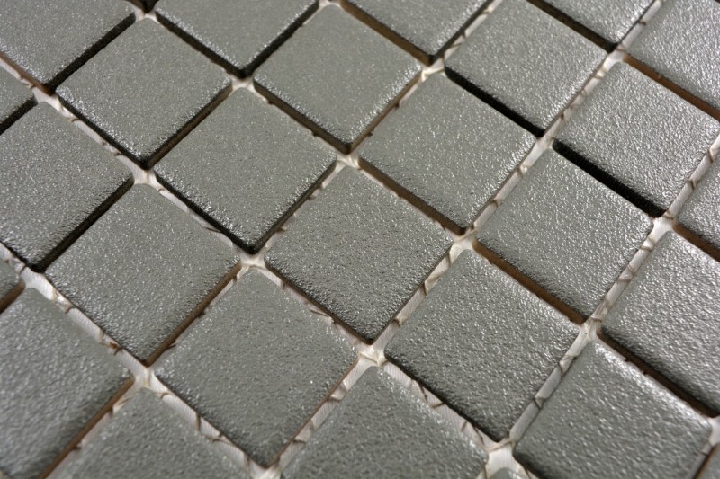 Baldosa mosaico RUGGED SAFE FLOOR Gris pizarra mate MOS18-0222-R10_f