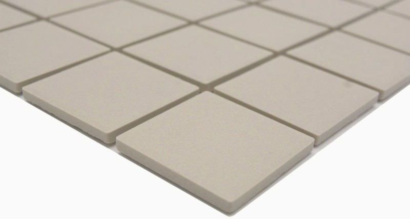 Mosaico de azulejos de cerámica de color beige claro magnolia sin esmaltar RUTSCHEMMEND MOS14B-1211-R10_f