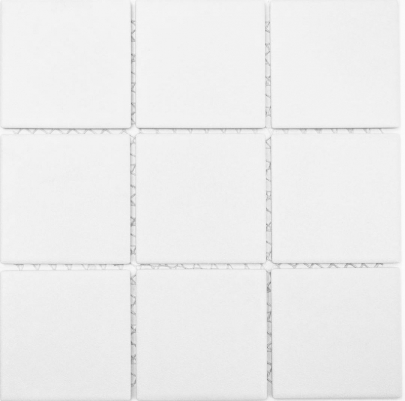 Azulejo mosaico plato de ducha cerámico blanco MOS22-0102-R10_f