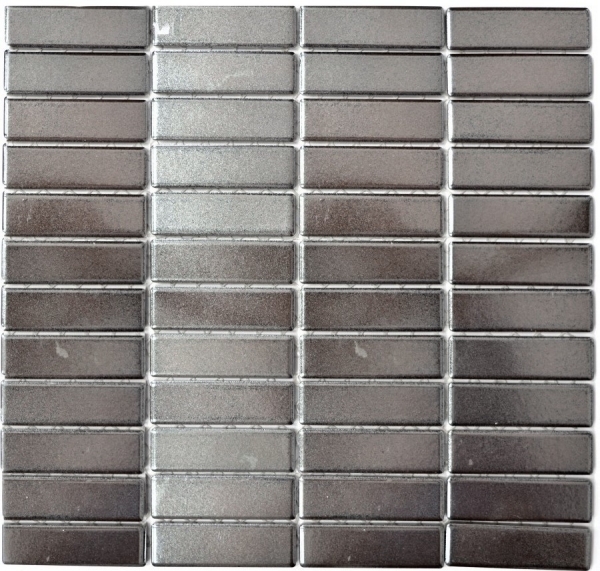 Rod Mosaico de Azulejos de Cerámica Revestimiento de Pared Decorativo Antracita MOS24-0217_f