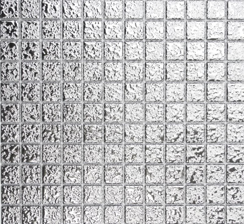 Mosaico mosaico de cerámica PLATA textura pared azulejo backsplash cocina MOS18-0207_f