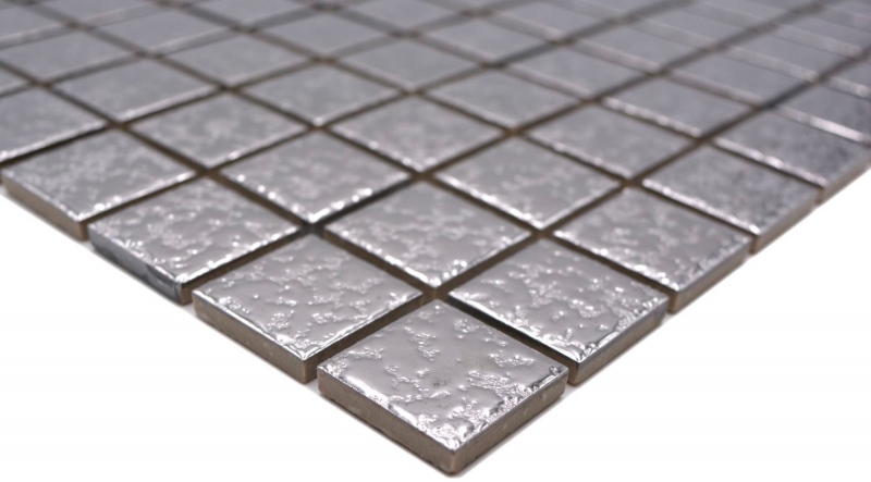 Mosaico mosaico de cerámica PLATA textura pared azulejo backsplash cocina MOS18-0207_f