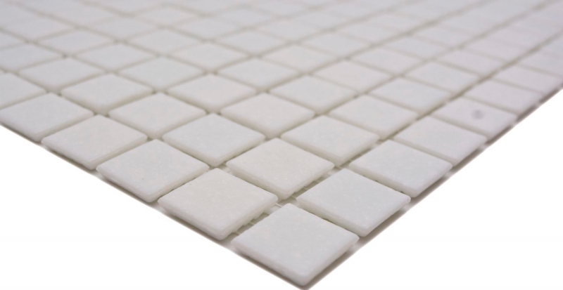 Mosaico de azulejos de vidrio blanco mosaico azulejo pared azulejo backsplash cocina cuarto de baño MOS50-0101_f