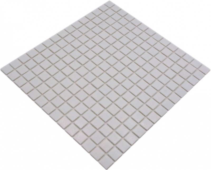 Mosaico de azulejos de vidrio blanco mosaico azulejo pared azulejo backsplash cocina cuarto de baño MOS50-0101_f