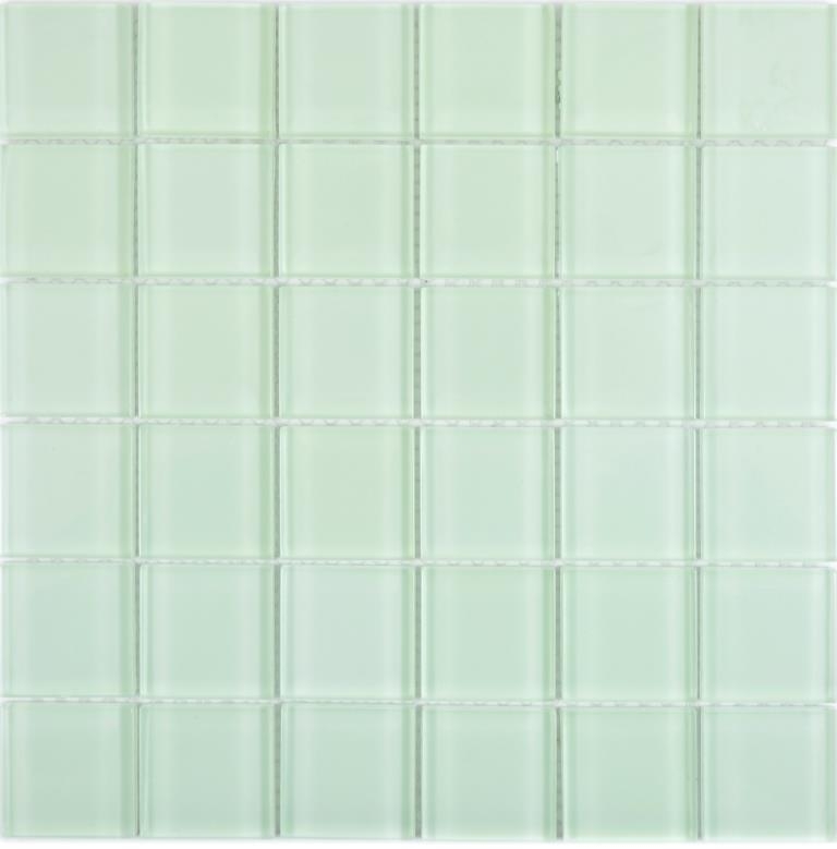Mosaico de vidrio verde fluorescente mosaico azulejo pared azulejo backsplash cocina baño - MOS88-1005_f