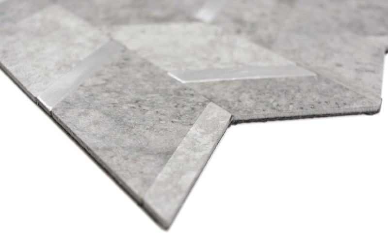 Arrow vinilo aspecto piedra cemento gris plata claro autoadhesivo MOS200-2CLG_f
