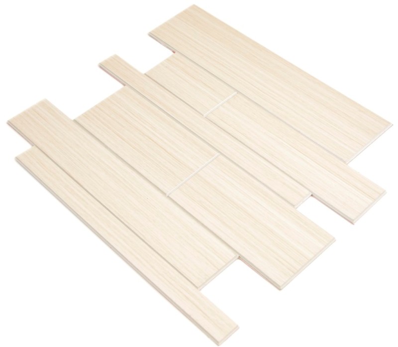 Paneles de pared autoadhesivo aspecto madera Madera Blanco cocina salpicadero azulejo backsplash - MOS200-53WWL_f