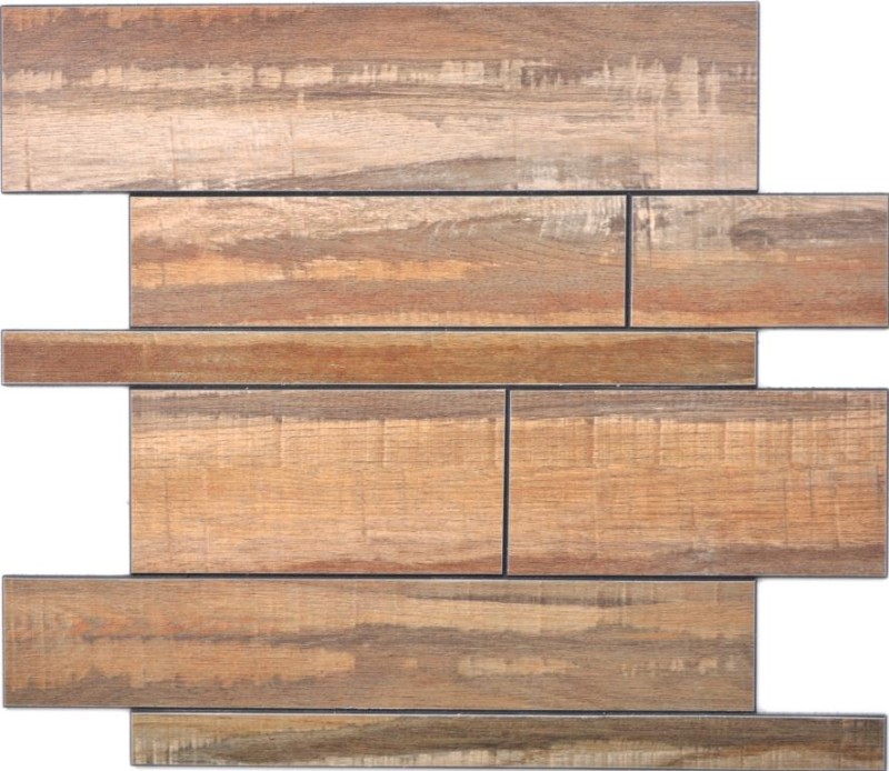 Paneles de pared autoadhesivos con aspecto de madera marrón salpicaduras de cocina azulejos backsplash - MOS200-58WRS_f