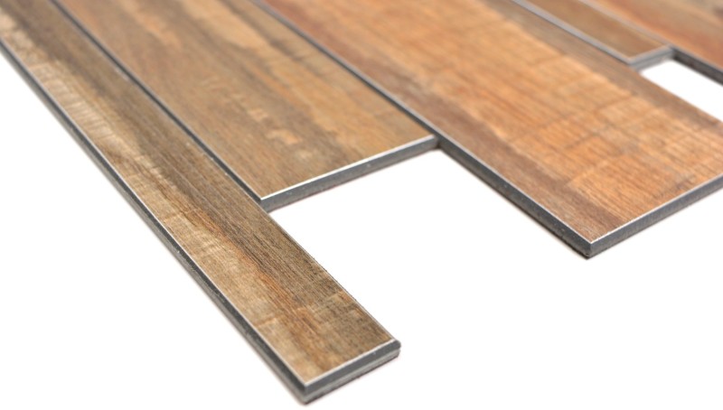 Paneles de pared autoadhesivos con aspecto de madera marrón salpicaduras de cocina azulejos backsplash - MOS200-58WRS_f
