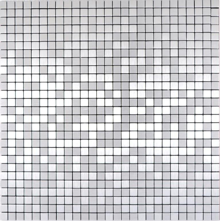 Cuadrado Aluminio Plata Cepillado Seda MOS200-L5S_f
