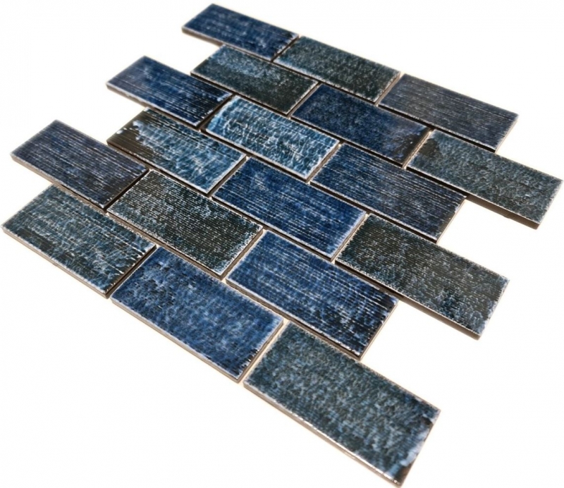 Muestra de mano mosaico azulejo de cerámica mosaico compuesto verde brillante azulejo espejo de pared MOS26-KAS8_m