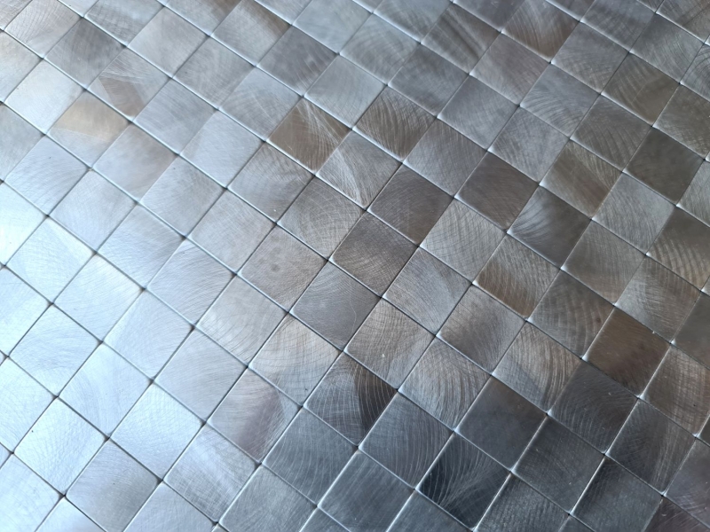 Azulejo de mosaico Mosaicos autoadhesivos azulejo de metal pared backsplash cocina MOS200-4M15