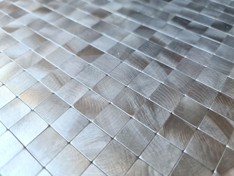 Azulejo de mosaico Mosaicos autoadhesivos azulejo de metal pared backsplash cocina MOS200-4M15